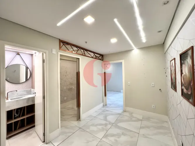 Sala comercial para locação no condomínio CEA com 1 banheiro e 1 vaga de garagem- 32,15 m²