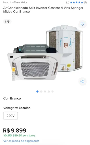 Ar condicionado 30.000 btus 