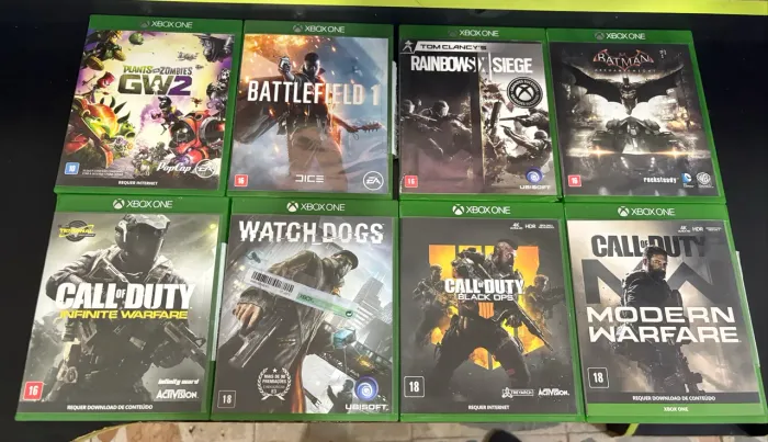 Lote de Jogos Xbox One - Mídias Físicas