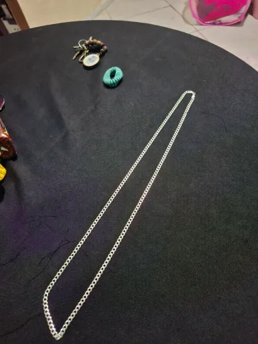 Colar de prata por 300 reais 5mm 80cm