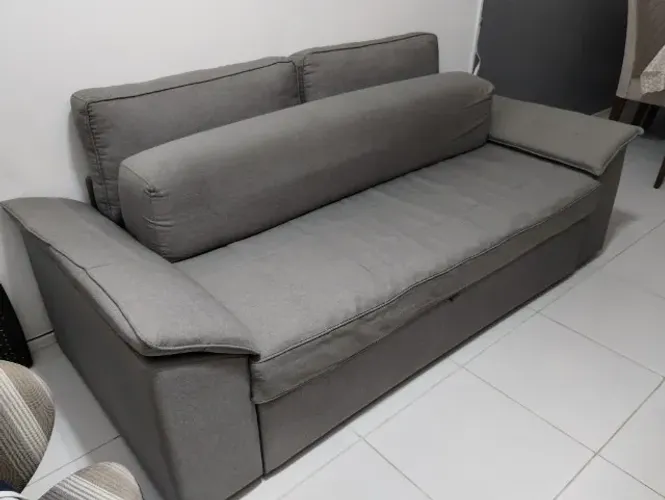Sofá Cama Salotti 2,20m x 1,10m (fechado) - 2,20m x 1,95m (aberto)