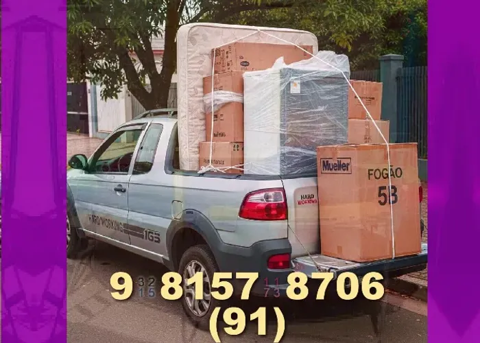 Frete em carro aberto pela toda a região - você precisa se mudar?