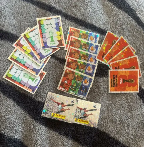 Lote Promocional de 00 FWC Copa 2026 Difíceis Original Panini 
