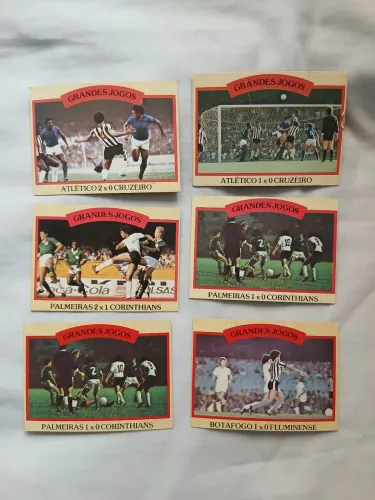Cards ping pong futebol  Grandes Jogos (valor por card é 20 reais)