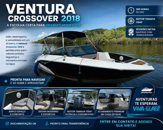 Lancha Ventura Crossover 2018