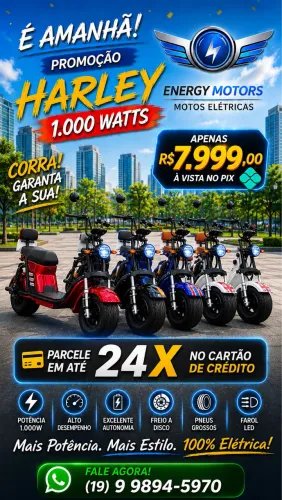 Moto elétrica Harley X - 13