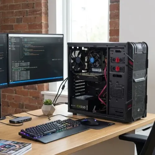 PC GAMER GTX 1050ti 4GB 16GB RAM DDR4 SSD NVME COMPLETO ACEITO TROCA ENTREGO RODA TUDO TOP