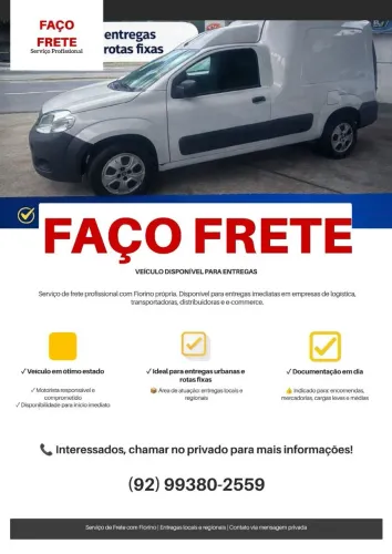 DISPONÍVEL PARA FRENTE 