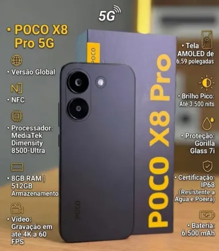 Poco X8 Pro 512gb 8ram, Global.