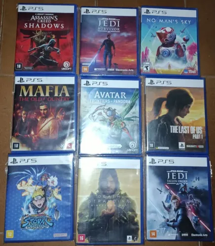 Jogos de PS5 seminovos leia a DESCRIÇÃO