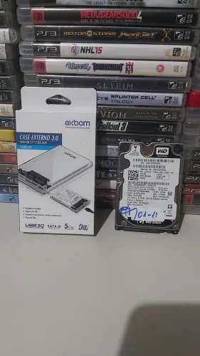 Hd 500gb + case nova 