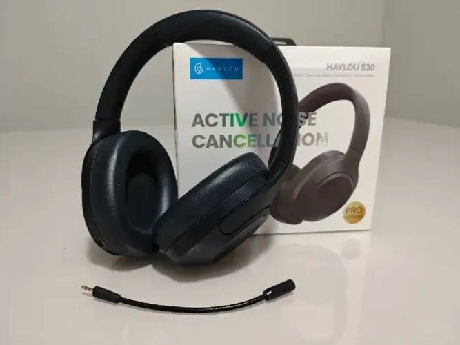 Fone de Ouvidos Haylou S30 - Headset Bluetooth 5.4 Cancelamento de Ruído