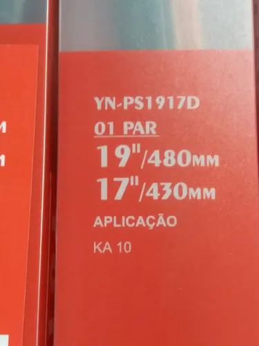 Palheta para Ford Ka 2010 cinoy 01 par