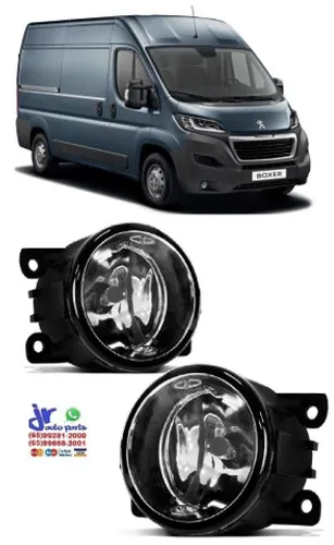 Par Farol de Milha Peugeot Boxer 2018 2019 2020 Auxiliar Neblina 