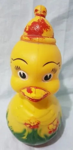 antigo brinquedo - déc 60 - João bobo - na figura de um pato