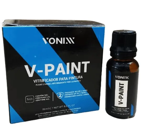 V Paint Vitrificador Pintura Automotiva 20ml Vonixx