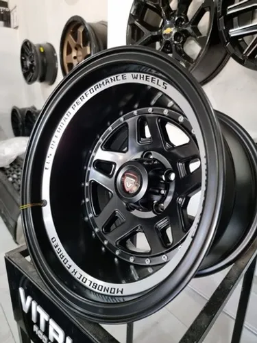 Rodas Aro 15" Vittoria Jalapão 15x10 6x139 Troller T4 Toyota Hilux Bandeirante S10 Triton