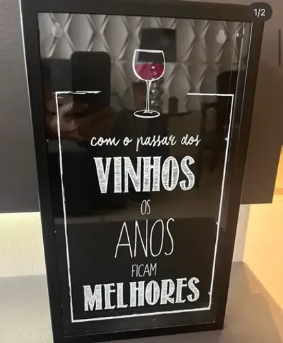Quadro porta rolhas novo