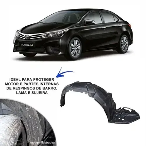 Parabarro Toyota Corolla 2015 à 2019 Dianteiro - ABS