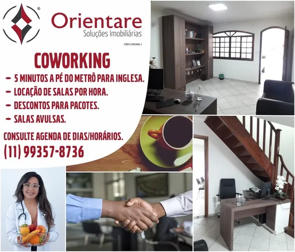 Salas Coworking - Espaço alugado por hora