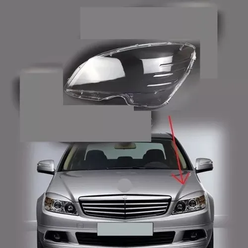 Lente Farol Esquerdo Mercedes Benz C180 C200 2007 2008 2009 2010 e 2011