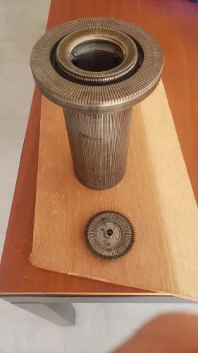 Cilindro para maquina de meia sossan 3 3/4, com 156 agulhas