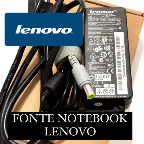 Carregador para Notebook Lenovo - Novo e na Caixa!