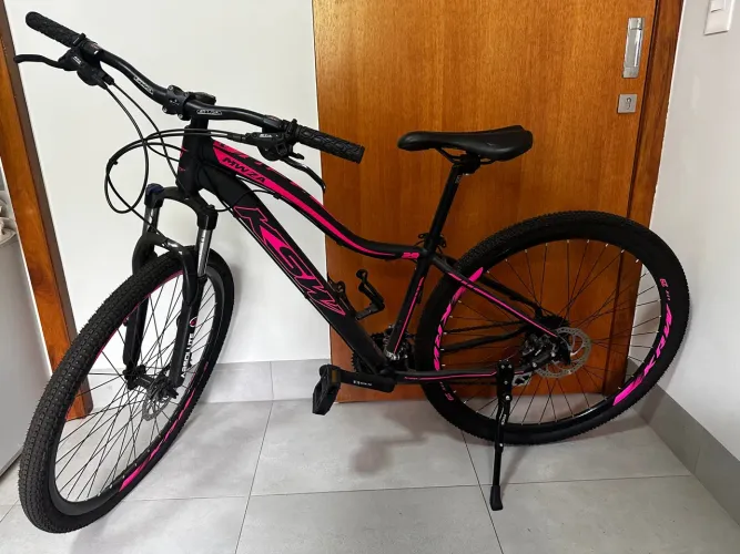 Bicicleta KSW aro 29 seminova com kit shimano 