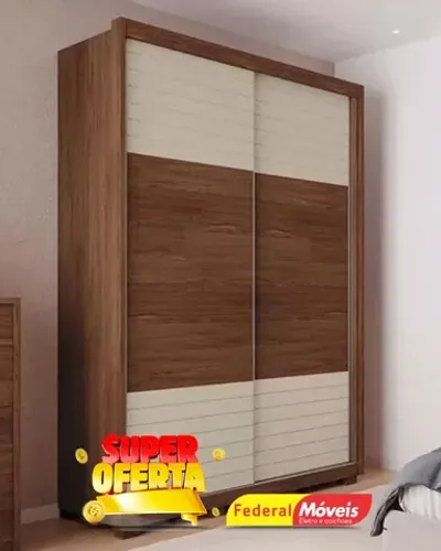 Guarda Roupa 2 Portas 3 Gavetas Super Lindo Fazemos Entrega