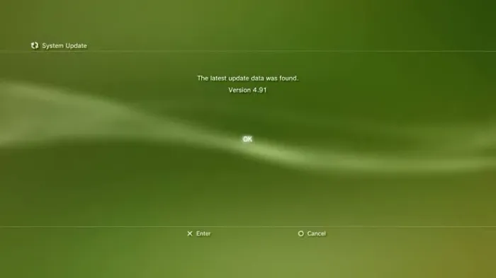 Update system ps3 hen 4.91