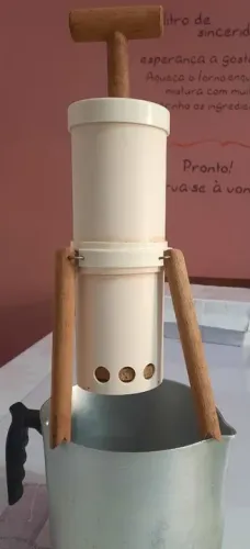 Nhoqueira Antiga PVC e Madeira Estado de Nova Barato!!!