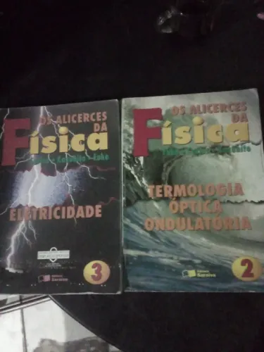 Os Alicerces da Fisica Eletricidade, termologia optiica ondulatoria 35.00