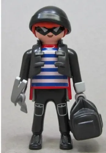 Playmobil figura da série 8 Ladrao profissional