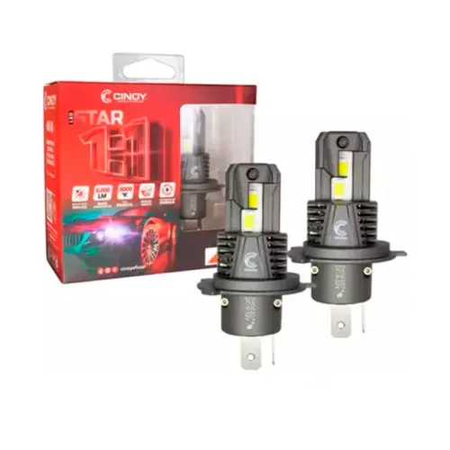 Lâmpada Super Led Mini Cinoy Star 6000k H4 30w 6000lm