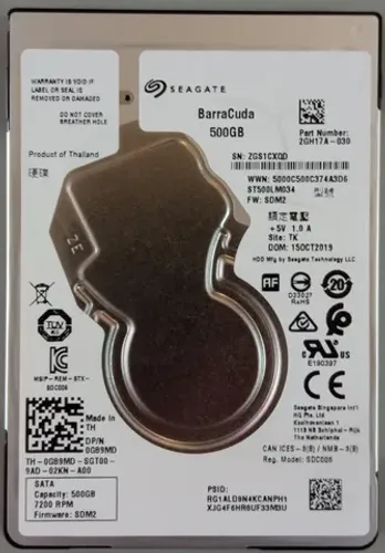 HDD 500 GB para Notebook /pc/ps3/ps4/xbox Sata III Cor Branco