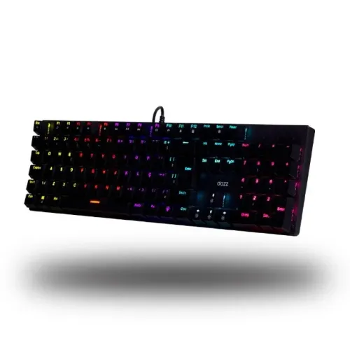 Teclado Mecânico Gamer Dazz Orion Essential, RGB, Switch YH Blue, ABNT2, Preto