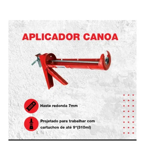 Aplicador de Silicone Canoa Cibra