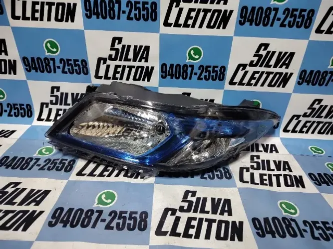 farol esquerdo onix 2013 ate 2016 lente azul novo importado