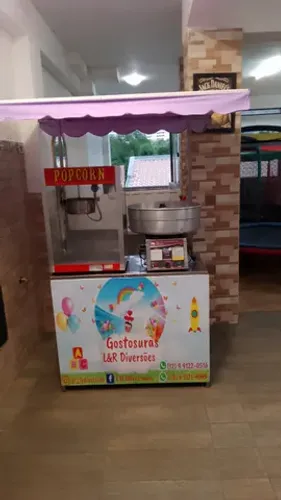 Aluguel de Brinquedos e Infláveis Barracas de Pipoca e Algodão Doce.