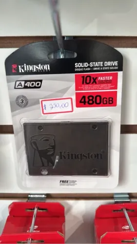 SSD Kingston A400 480GB - Novo