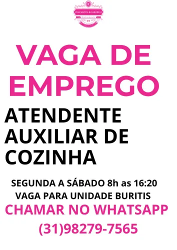 VAGA DE EMPREGO