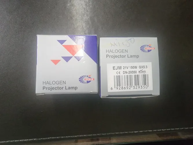 Lâmpada Halogena 2 unidades para Fonte de Luz Mi 150 EJM 21V 150W GX5.3