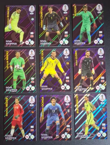 LOTE CARDS GOAL STOPPER COPA 2018