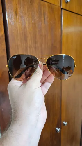 Ray-Ban Aviador Marrom Cobre [Original]