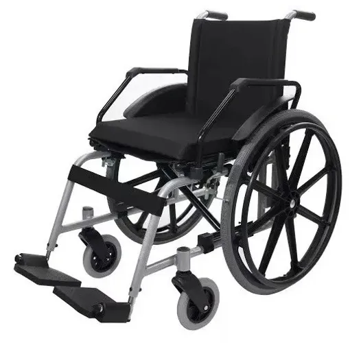 Cadeira de Rodas em alumínio 44cm Taipu J3 Prata