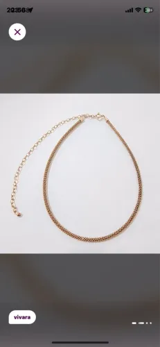Colar vivara rose gold (ler o anúncio)