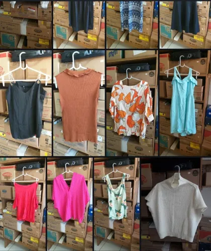 BLUSAS, BREISERS, VESTIDOS E MACACÃO