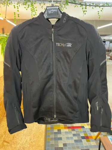Jaqueta Alpinestars Viper Air Preto + Colete Tech Air Street