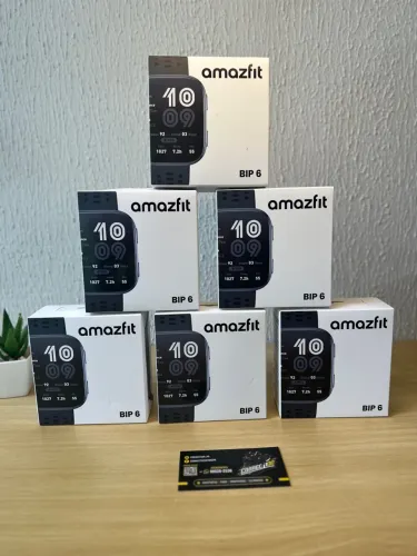 Smartwatch Amazfit BIP 6 Tela Amoeld, GPS Lançamento Novo