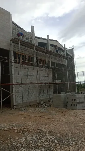 Assentamento de blocos pedreiro Bloqueiros 